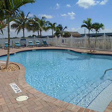 Sparkling Community Swimming Pool